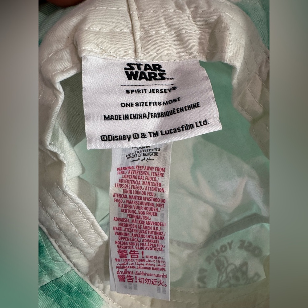 Disney parks Star Wars The Mandalorian Tie-Dye Bucket Hat by Spirit Jersey Grogu - Picture 5 of 5